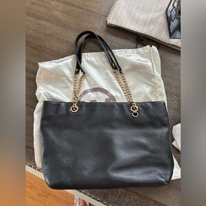Michael Kors Black Leather Tote